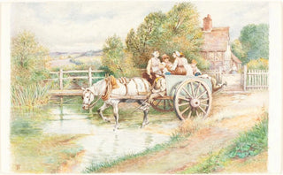 Myles Birket Foster - Children in a Cart.webp
