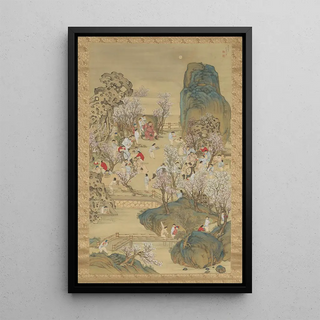 Nakabayashi Chikut - Fragrant Garden under a Hazy Moon.webp