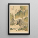 Landschaft - Nakabayashi Chikutō — gerahmtes Bild an der Wand