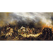 Detail aus Napoleon bei Waterloo, Auguste Raffet zugeschriebenes Ölgemälde