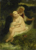 Nach dem Bad - Narcisse Virgile Diaz de la Peña — Ansicht des Kunstwerks