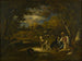 Junge mit seinen Hunden in einem Wald - Narcisse Virgile Diaz de la Peña — Ansicht des Kunstwerks
