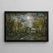 Klarer Wald in Fontainebleau - Narcisse Virgile Diaz de la Peña — gerahmtes Bild an der Wand