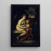 Bildung des Kupid - Narcisse Virgile Diaz de la Peña — gerahmtes Bild an der Wand