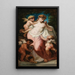 L'Amour et la richesse - Narcisse Virgile Diaz de la Peña — gerahmtes Bild an der Wand