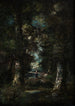 Landschaft Weg im Wald - Narcisse Virgile Diaz de la Peña — Ansicht des Kunstwerks