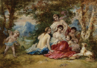 NarcisseVirgile Diaz de La Pea - Les Hamadryades.webp