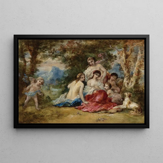 NarcisseVirgile Diaz de La Pea - Les Hamadryades.webp