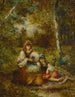 Repos der Bohéminnen im Wald - Narcisse Virgile Diaz de la Peña — Ansicht des Kunstwerks