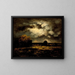 Sturmiges Landschaft - Narcisse Virgile Diaz de la Peña — gerahmtes Bild an der Wand
