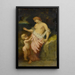 Venus und Cupido - Narcisse Virgile Diaz de la Peña — gerahmtes Bild an der Wand