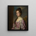 Portrait von Jane Cressett Pelham 1740-1820, bei Hardinge - Nathaniel Dance-Holland — gerahmtes Bild an der Wand