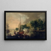 Bateaux sur la rivière Lee en dessous de Tivoli, comté de Cork - Nathaniel Grogan — gerahmtes Bild an der Wand