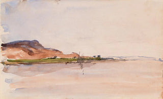 Nathaniel Hone the Younger - A Wooded Point on the Banks of the River Nile Egypt.webp