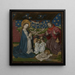 Krippe - Meister von Köln von 1458 — gerahmtes Bild an der Wand