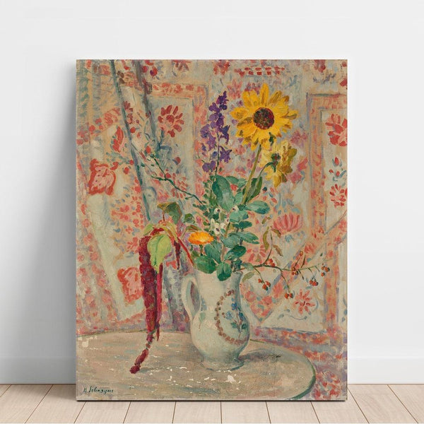 Reproduktion des Gemäldes Stillleben mit Blumenstrauß - Henri Lebasque
