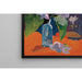 Reproduktion des Gemäldes Naturstillleben mit Blumen und Idol - Paul Gauguin