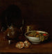 Stillleben mit Teekanne und Früchten - William Merritt Chase — Ansicht des Kunstwerks