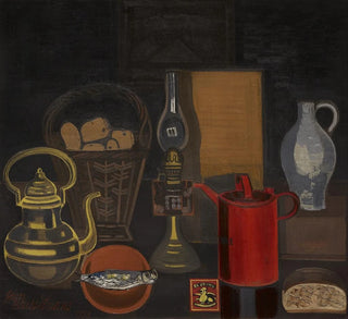 Nature morte avec une cruche rouge - Jean Brusselmans