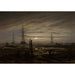 Reproduktion des Gemäldes Ankernde Schiffe - Caspar David Friedrich