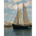 Reproduktion des Gemäldes Schiffe im Hafen von Chioggia - Alfred Zoff
