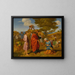 Ruth und Boas - Nazarener Schule — gerahmtes Bild an der Wand