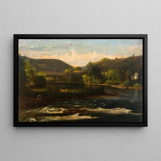 Nelson Augustus Moore - Fishing Scene.webp