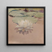 Seerose weiß - George Walter Dawson — gerahmtes Bild an der Wand