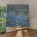 Reproduktion des Gemäldes Seerosen (1906) - Claude Monet