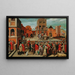 Ecce Homo - Niederländische Schule — gerahmtes Bild an der Wand