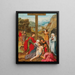 La Lamentation du Christ - École néerlandaise — gerahmtes Bild an der Wand