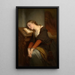 Marguerite an der Kirche - Nicaise De Keyser — gerahmtes Bild an der Wand