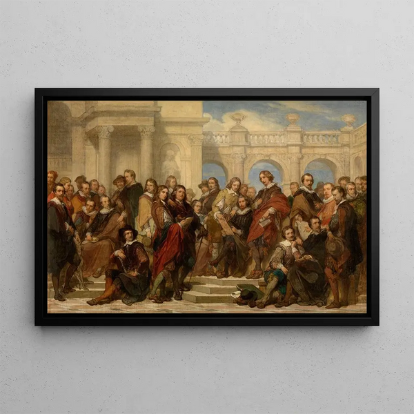 Maler und Radierer - Nicaise De Keyser — gerahmtes Bild an der Wand