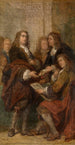 Der Graveur Gérard Edelinck in Paris - Nicaise De Keyser — Ansicht des Kunstwerks