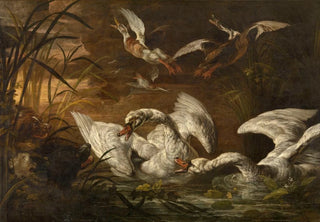 Nicasius Bernaerts - Swanns and Dogs.webp