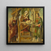 Madonna und Kind mit Heiligen Andreas und Laurent - Niccolo Rondinelli — gerahmtes Bild an der Wand