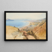 Route d'Horokiwi en direction de Paekakariki - Nicholas Chevalier — gerahmtes Bild an der Wand