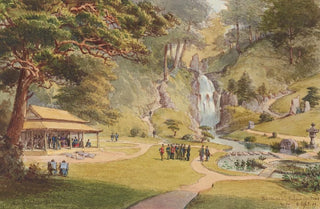 Nicholas Chevalier - The Mikados Palace Gardens Yedo.webp