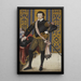 Sir Robert Dudley duc de Northumberland - Nicholas Hilliard — gerahmtes Bild an der Wand