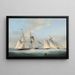 Goélette des Royal Western Yacht Club vor der Küste von Teignmouth - Nicholas Matthew Condy — gerahmtes Bild an der Wand