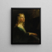 Frau am Klavier - Nicholas Richard Brewer — gerahmtes Bild an der Wand