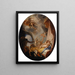 Mars und Venus überrascht von den Göttern - Niccolò Bambini — gerahmtes Bild an der Wand