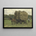 Heuwagen - Nicolaas Bastert — gerahmtes Bild an der Wand