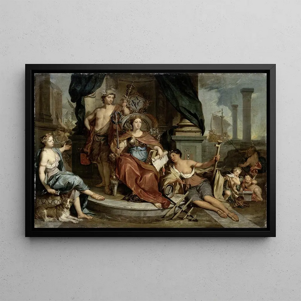 Nicolaas Verkolje - Apotheosis of the Dutch East India Company Allegory of the Amsterdam Chamber of Commerce of the VOC.webp