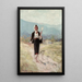 Ländliche Szenen mit Spindel - Nicolae Grigorescu — gerahmtes Bild an der Wand