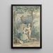 Elegantes Paar in einem Park - Nicolaes Muys — gerahmtes Bild an der Wand