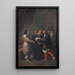 Monarchie absolue zu Frederik III im Jahr 1660 - Nicolai Abildgaard — gerahmtes Bild an der Wand