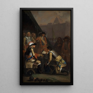 Nicolai Abildgaard - Magnus Stenbock Surrenders The Fortress Of Tnningen To Frederik IV In 1714.webp