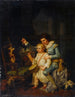 Kinder spielen mit einem Hund - Nicolas-André Monsiau — Ansicht des Kunstwerks
