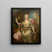 Portrait de Marie-Antoinette Hereford - Nicolas de Largillierre — gerahmtes Bild an der Wand